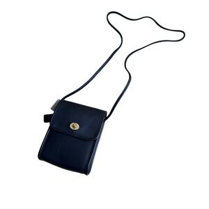 Vintage Coach Black Scooter Bag